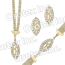 S 003 Gold Layered CZ Set